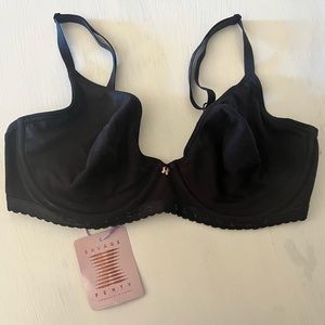 Black Savage X Fenty Cotton Jersey Unlined Bra - 36D